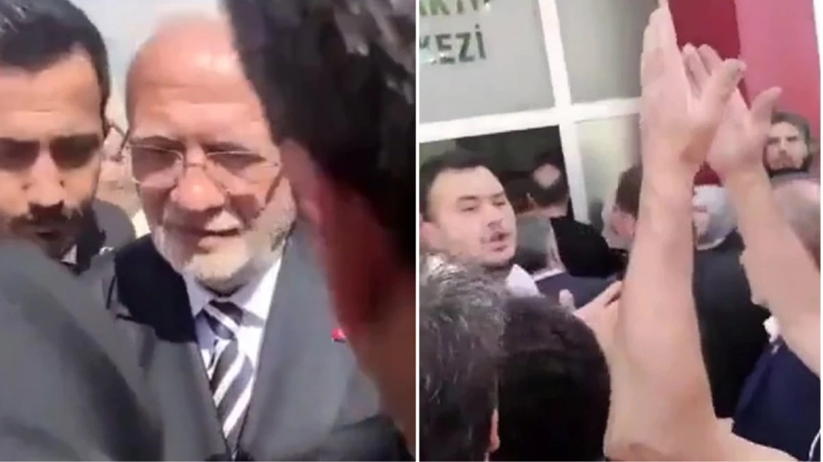 AK Partili Mustafa Elitaş’a Kayseri’de protesto!