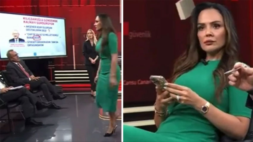 Buket Aydın Şaban Sevinç’e kızdı, yayını terk etti