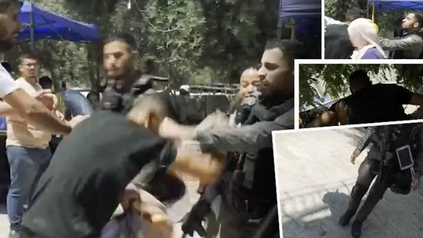 İsrail güçleri TRT Haber ekibine saldırdı!