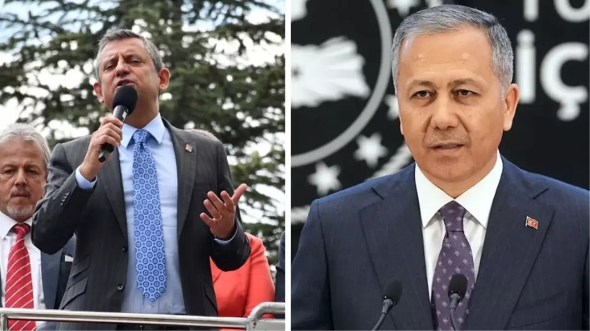 Özgür Özel, Bakan Ali Yerlikaya’yı topa tuttu