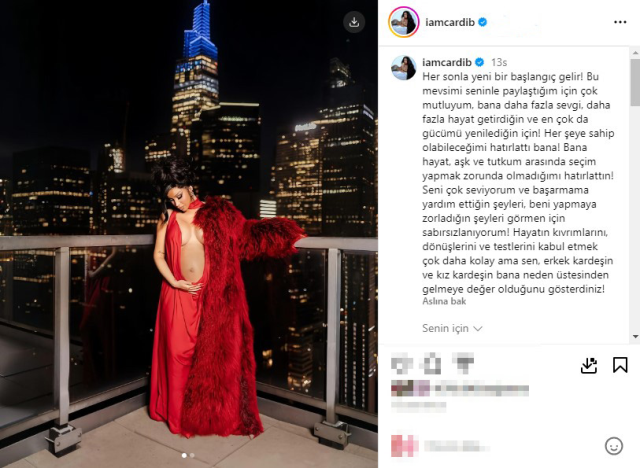 Cardi B., 7 yıllık eşinden boşanıyor! Davayı açar açmaz bir de hamile olduğunu duyurdu