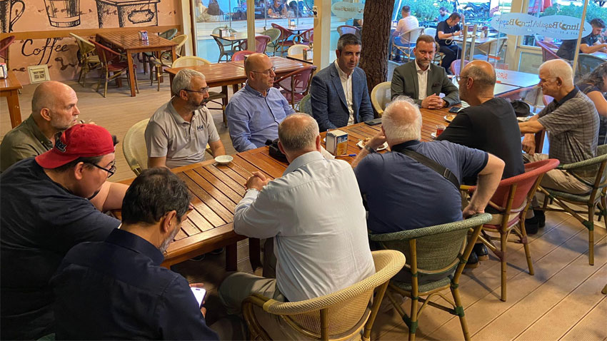 Gökhan Yüksel’den Ömer Uluyurt’a taziye ziyareti