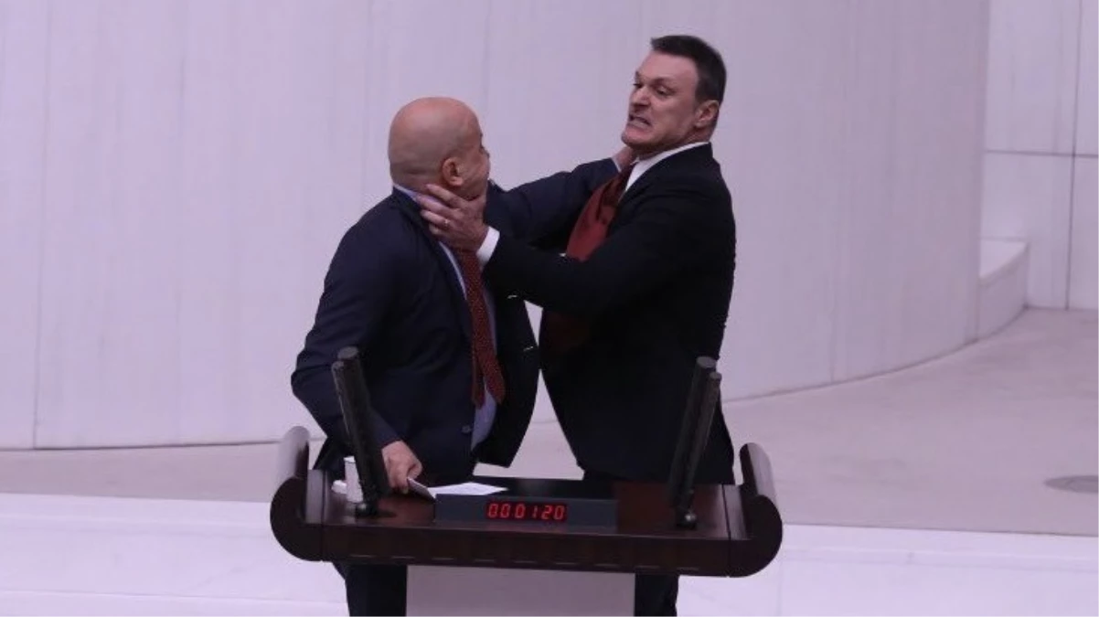 Meclis’teki Can Atalay oturumunda yumruklu kavga