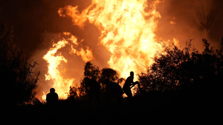 İzmir alev alev! Yangın evlere kadar ulaştı