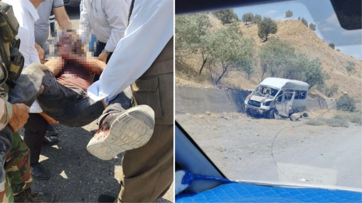Şırnak’ta maden işçilerini taşıyan servis aracına saldırı!