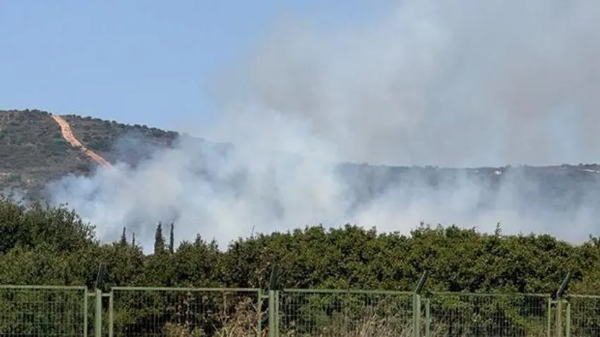 Tuzla’da askeri alanda yangın
