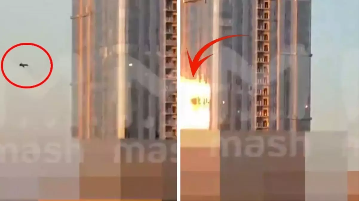 Ukrayna, Rusya’da 38 katlı bir binayı vurdu!