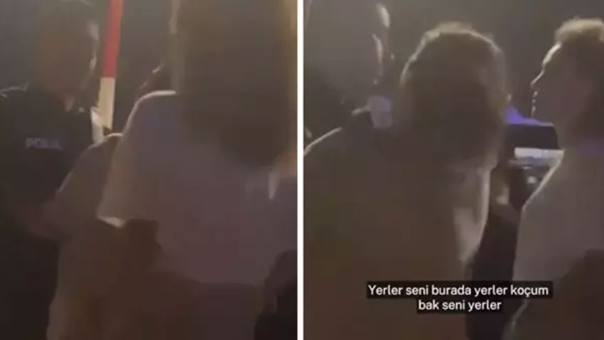 Dilan Çıtak polisi de tehdit etti