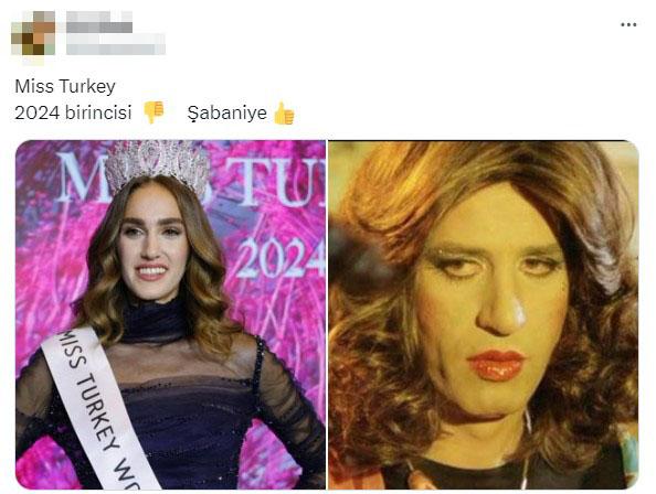 Miss Turkey birincisi İdil Bilgen'i görenler Şabaniye'ye benzetti