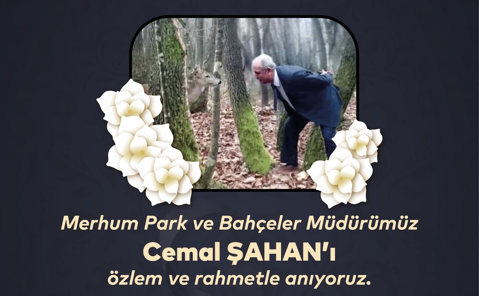 Merhum Müdür Cemal Şahan vefatının 6. yılında mezarı başında anılacak