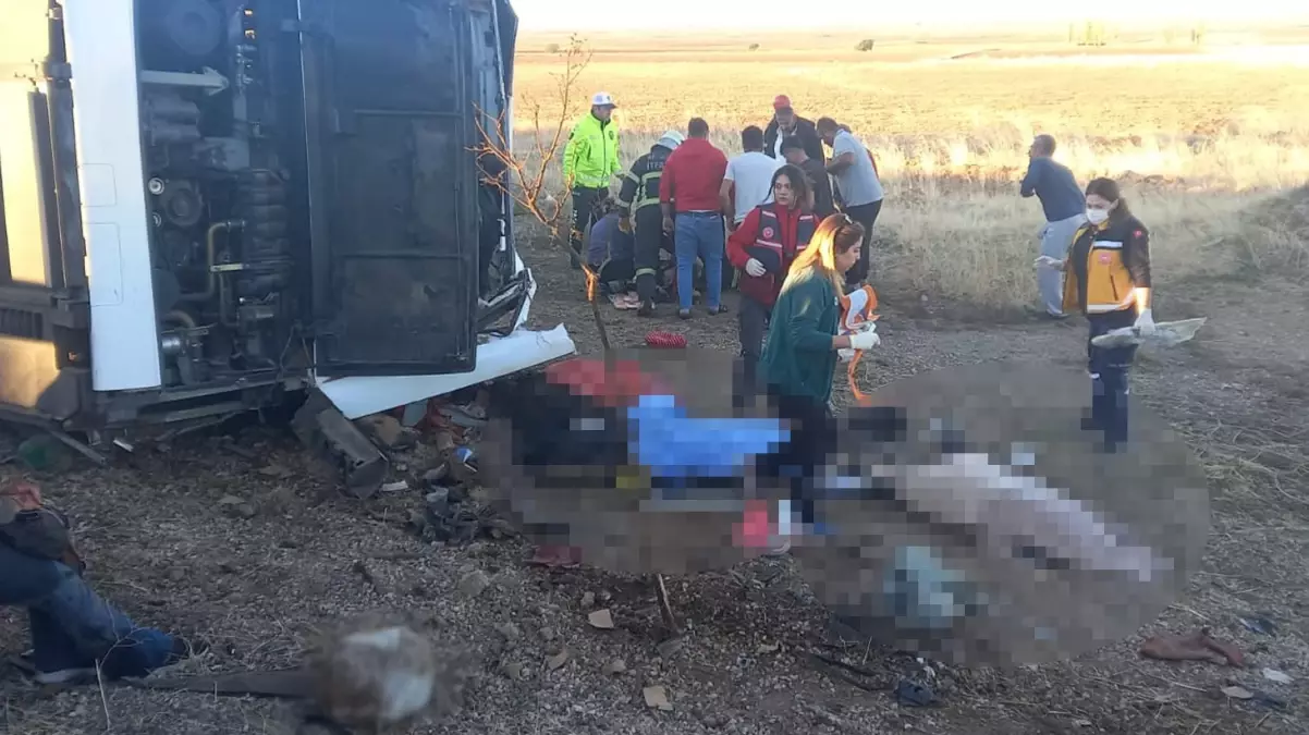 Aksaray-Ankara karayolunda katliam gibi kaza