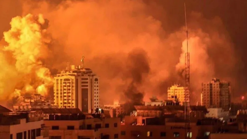 İsrail Cibaliye Mülteci Kampı’nı vurdu