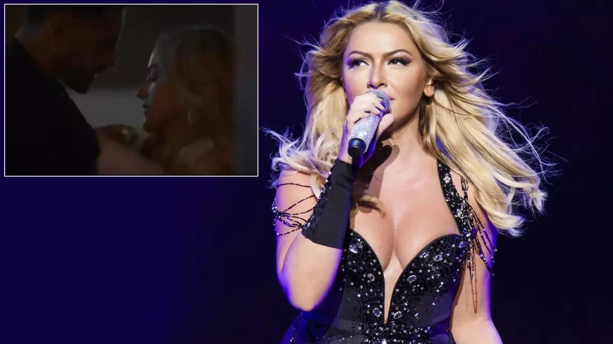 Hadise’nin ateşli sahneleri olay oldu