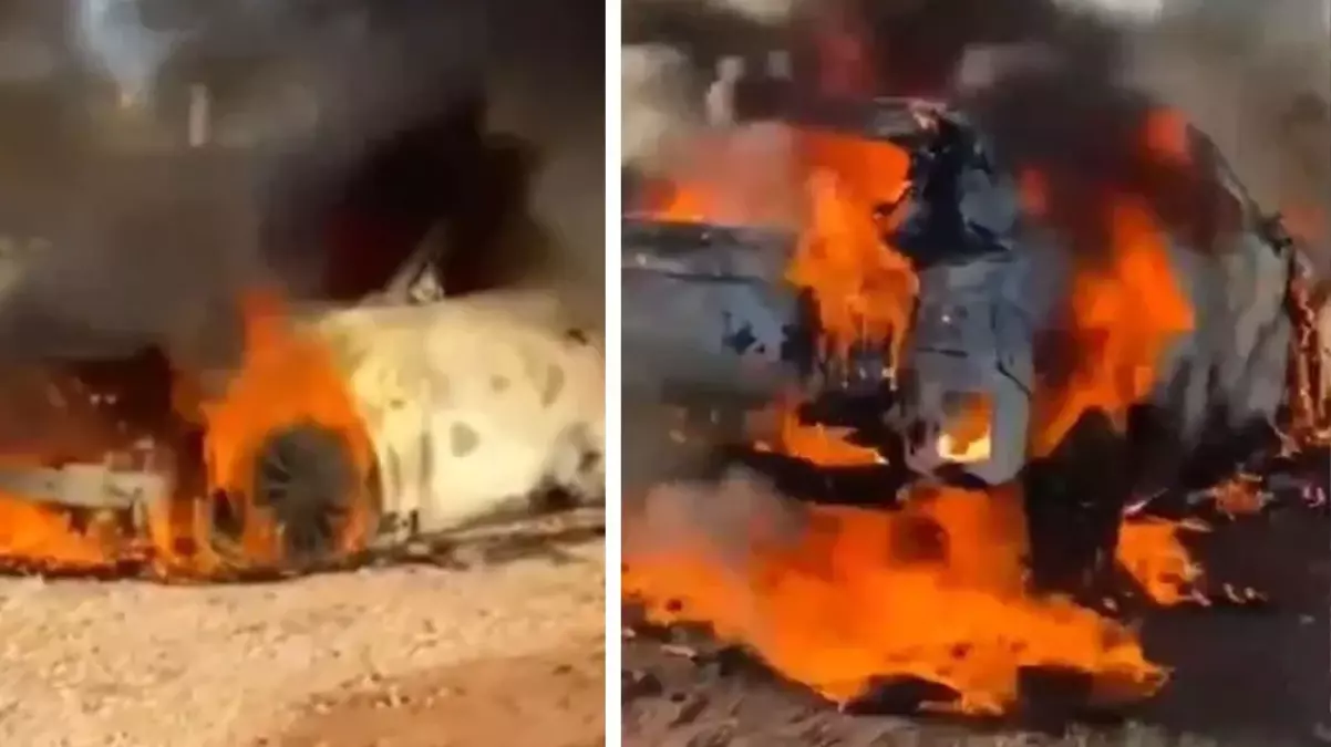 Alev topuna dönen Togg hakkında açıklama