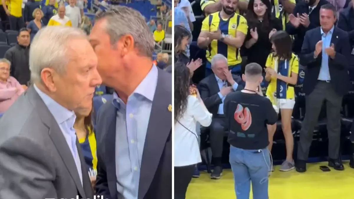 Aziz Yıldırım gözyaşlarını tutamadı