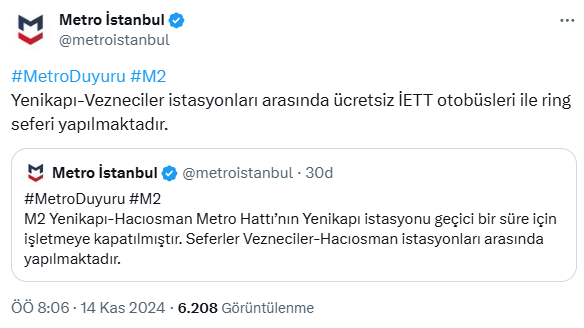 İstanbul Yenikapı metro istasyonunda yangın