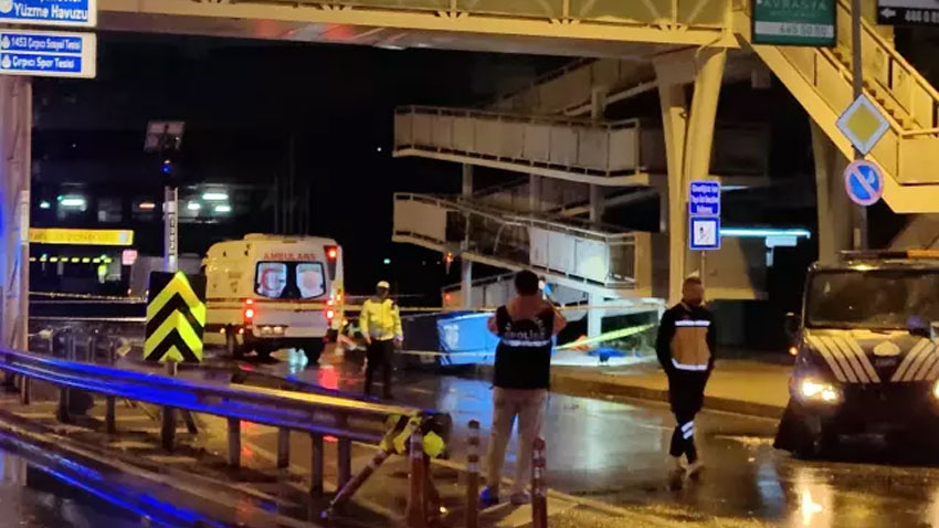 İETT otobüsü polislere çarptı; 1 şehit