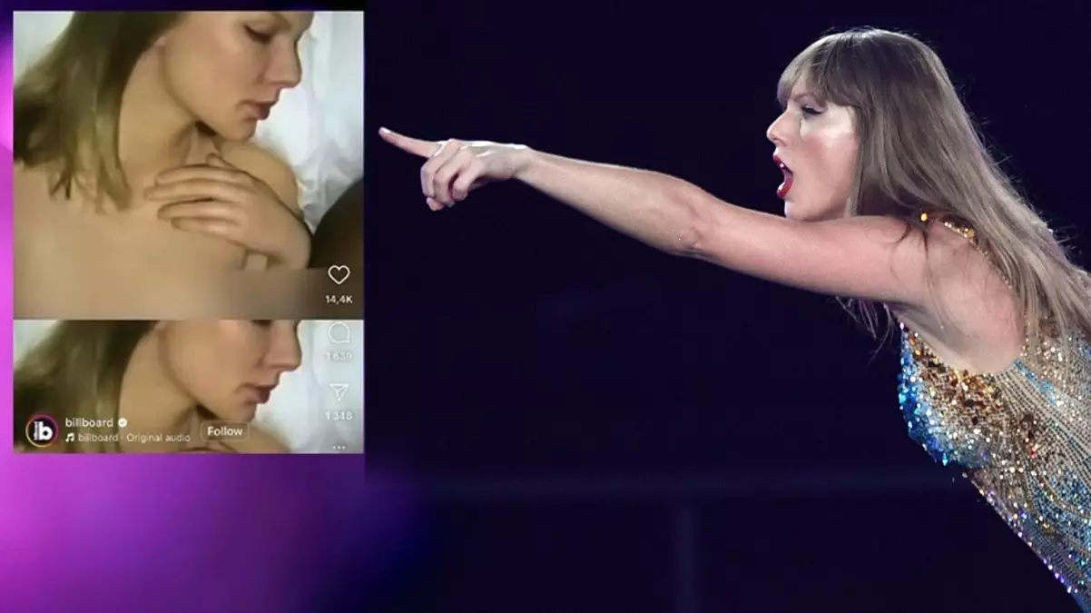 Taylor Swift’in çıplak görüntüleri olay oldu!