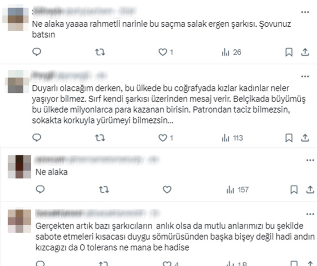 Hadise'nin yılbaşı gecesi Narin için seslendirdiği şarkı tartışma yarattı