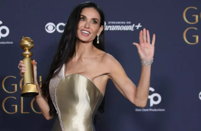 Altın Küre Ödülleri Sahiplerini Buldu: Demi Moore törene damga vurdu