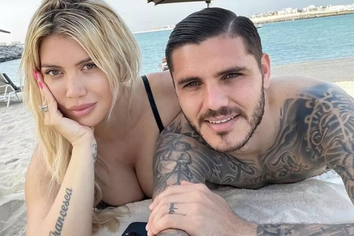 Wanda Nara L-Gante’ye tekmeyi bastı