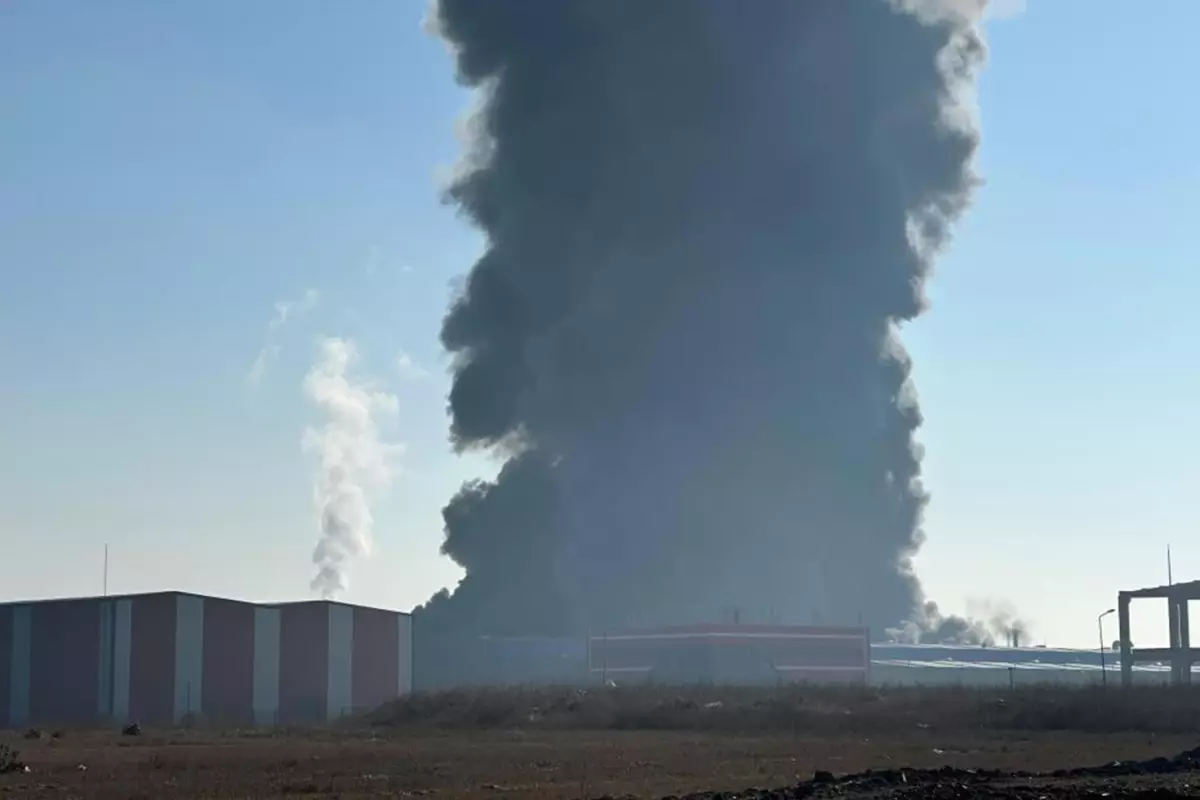 Kırklareli’nde oyuncak fabrikasında yangın!