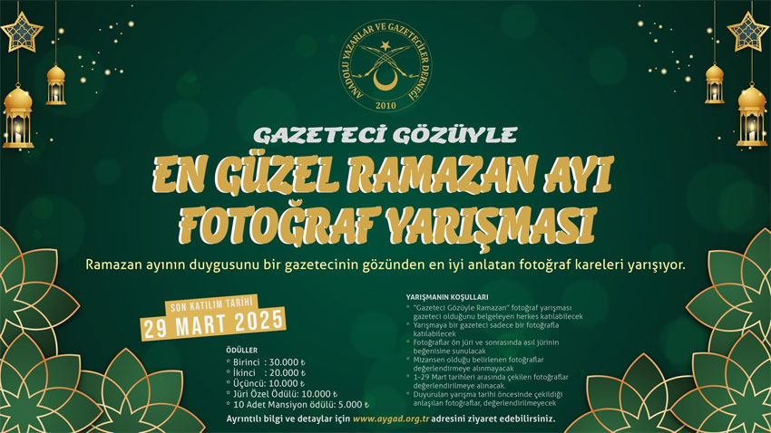 AYGAD’dan “Gazeteci Gözüyle Ramazan” fotoğraf yarışması!
