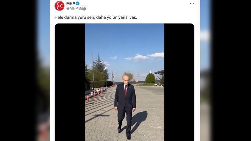 MHP’den Devlet Bahçeli paylaşımı