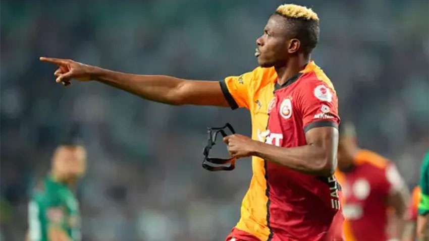 Galatasaray’da Victor Osimhen sevinci