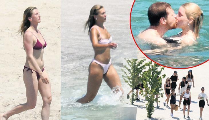 Göcek’e ünlü akını, kimler yoktu ki!