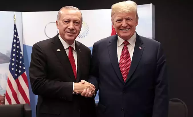 Cumhurbaşkanı Erdoğan Trump ile görüştü