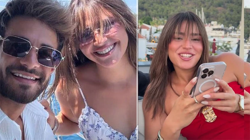 Batuhan Karacakaya ve Ayşe Yüksel tatilde buluştu