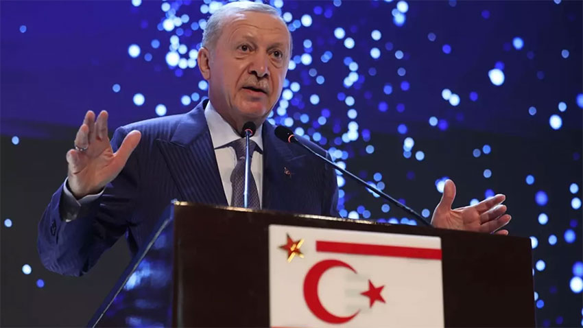 Erdoğan’dan Lefkoşa’da net mesaj!