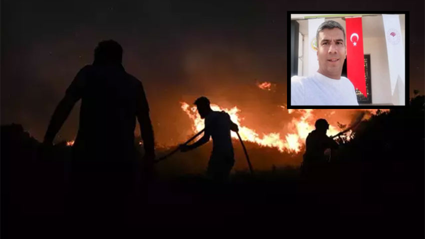 Orman işçisi Ragıp Şahin yangında şehit oldu