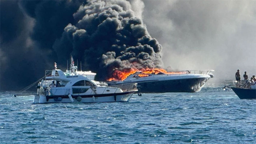 Denizin ortasında can pazarı