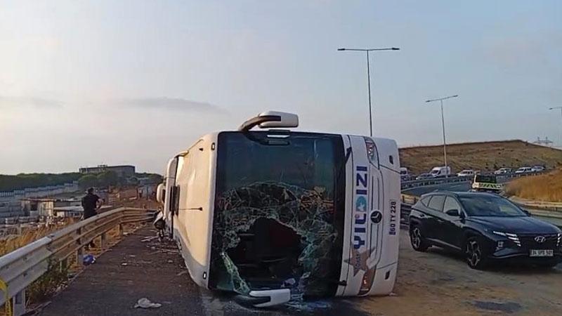 İstanbul’da Yolcu Otobüsü Devrildi: 3 Ölü