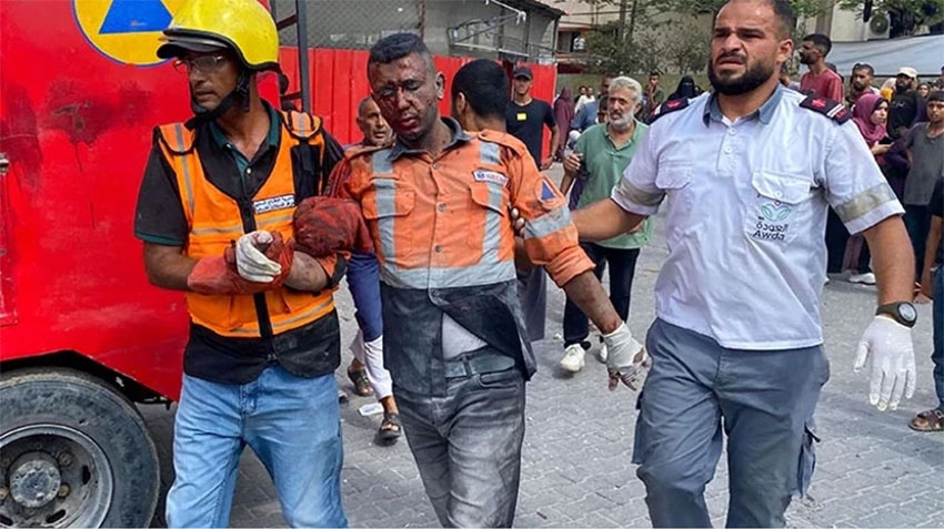 İsrail Gazze’de hastane vurdu: 5’i gazeteci 15 ölü