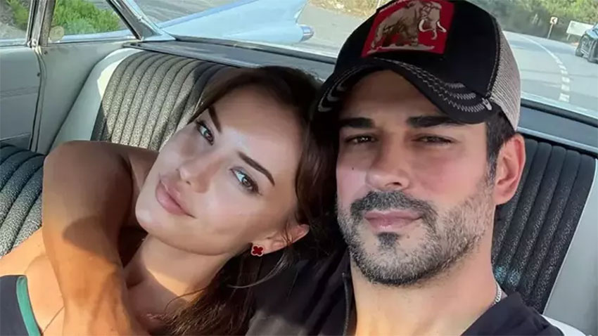 Burak Özçivit ve Fahriye Evcen’den romantik paylaşım