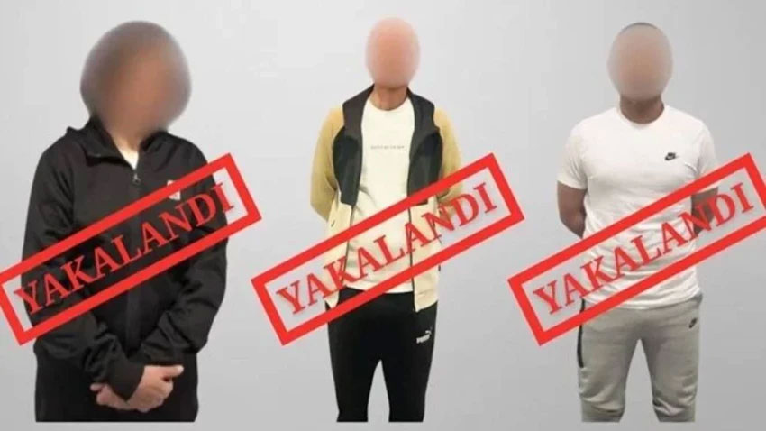 Aranan üç şüpheli iade edildi