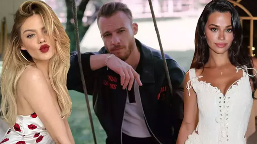 Kerem Bürsin’in yeni ve eski sevgilisi arkadaş çıktı!