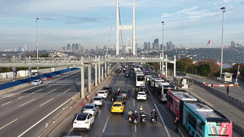 15 Temmuz Şehitler Köprüsü’nde 09.05
