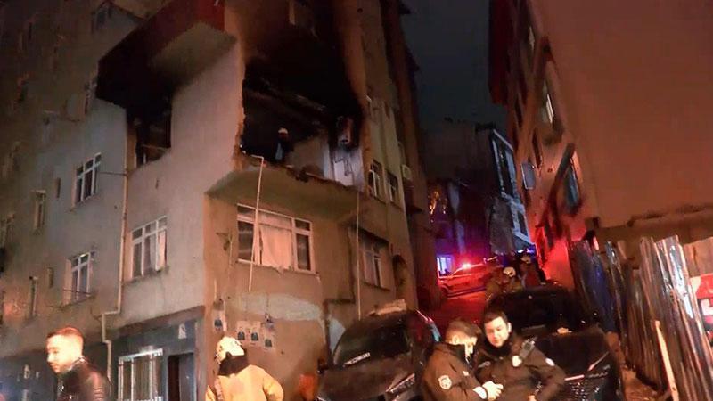 Kağıthane’de 6 katlı binada patlama: 1 yaralı