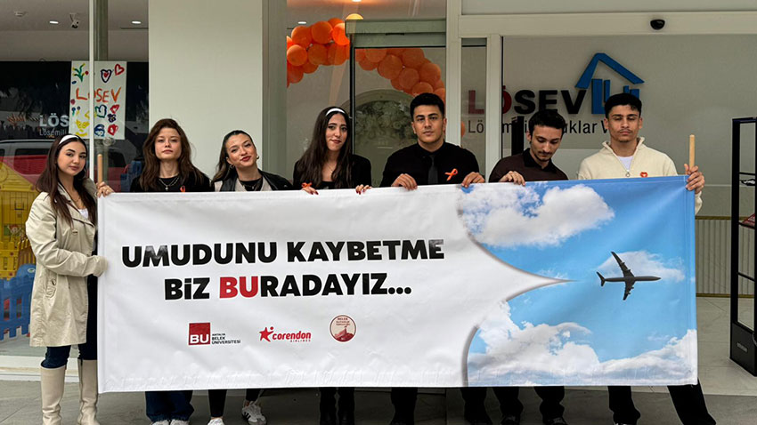 Belek’li öğrenciler LÖSEV’e “Umut” oldu