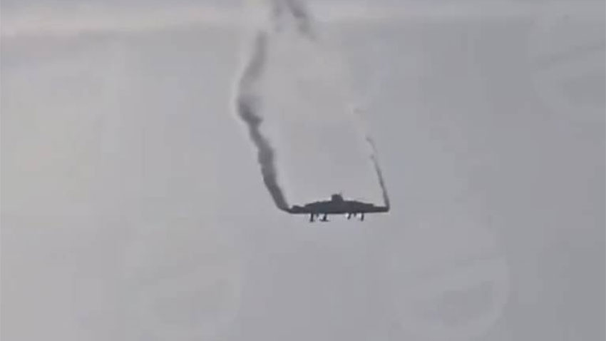 Türk kargo nakliye uçağı Gürcistan’da düştü