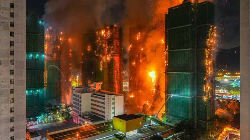 Hong Kong yangınında bilanço ağırlaşıyor!