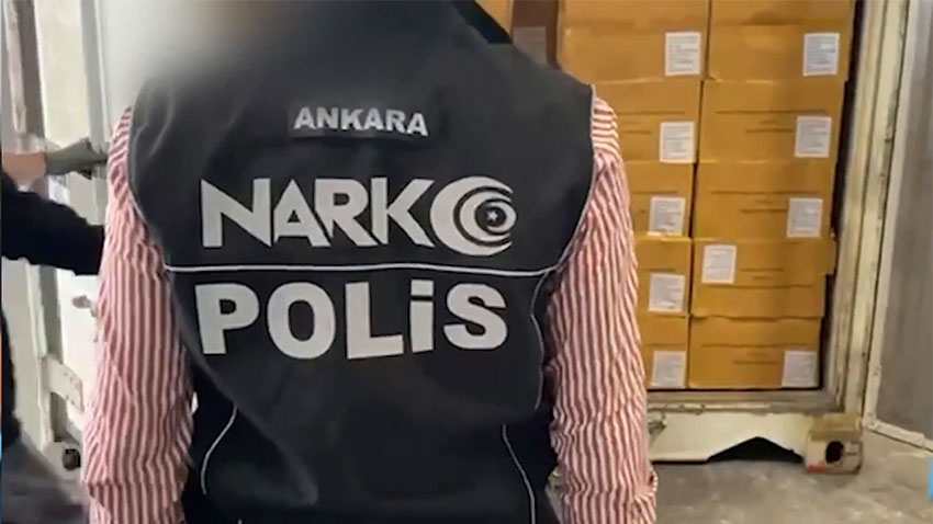 Kocaeli Limanı’nda 1,5 ton skunk ele geçirildi