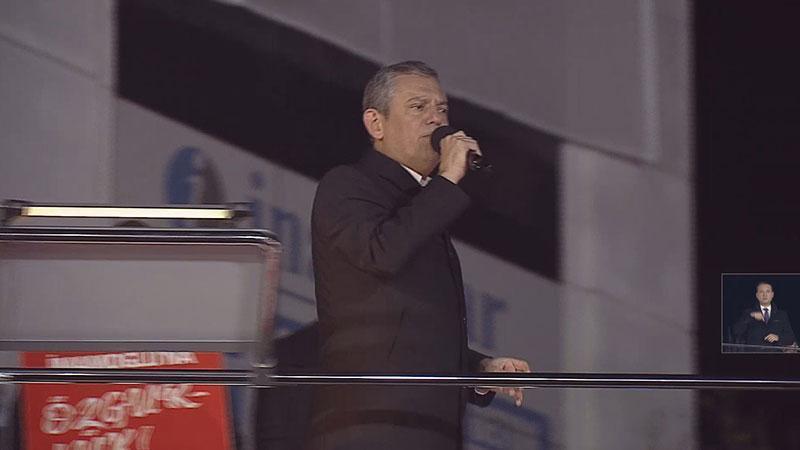 Özgür Özel Çatalca’da konuştu