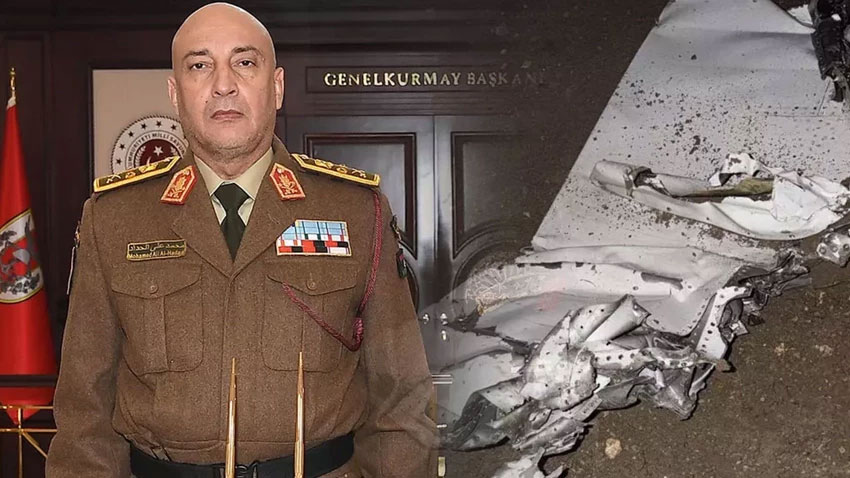 Libya Genelkurmay Başkanı’nı taşıyan uçak düştü