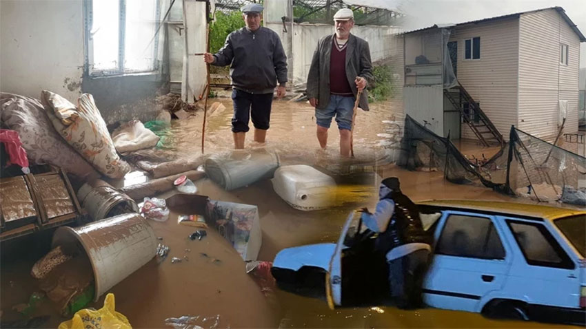 Antalya’yı sağanak yağış vurdu!