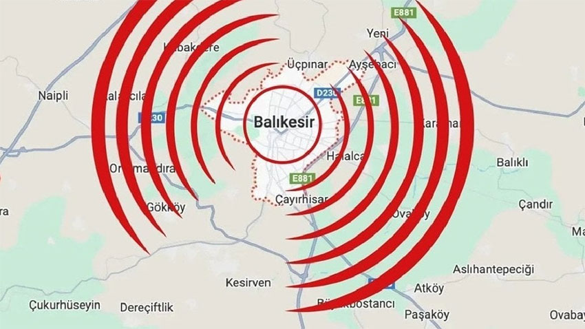 Balıkesir’de peş peşe depremler!